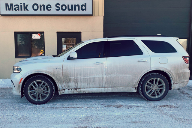2022 Dodge Durango with professional window tint in North Bay